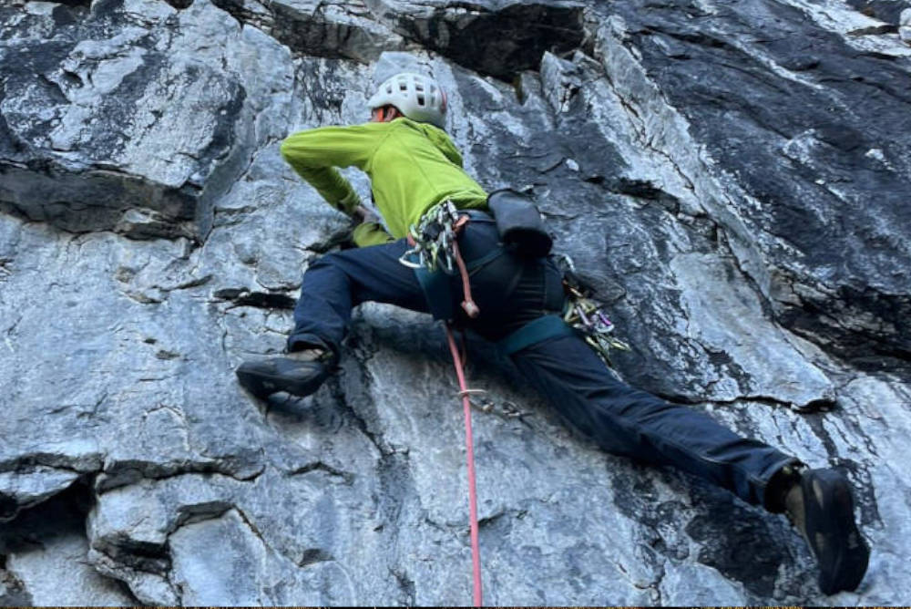Climbing in Lake Tahoe